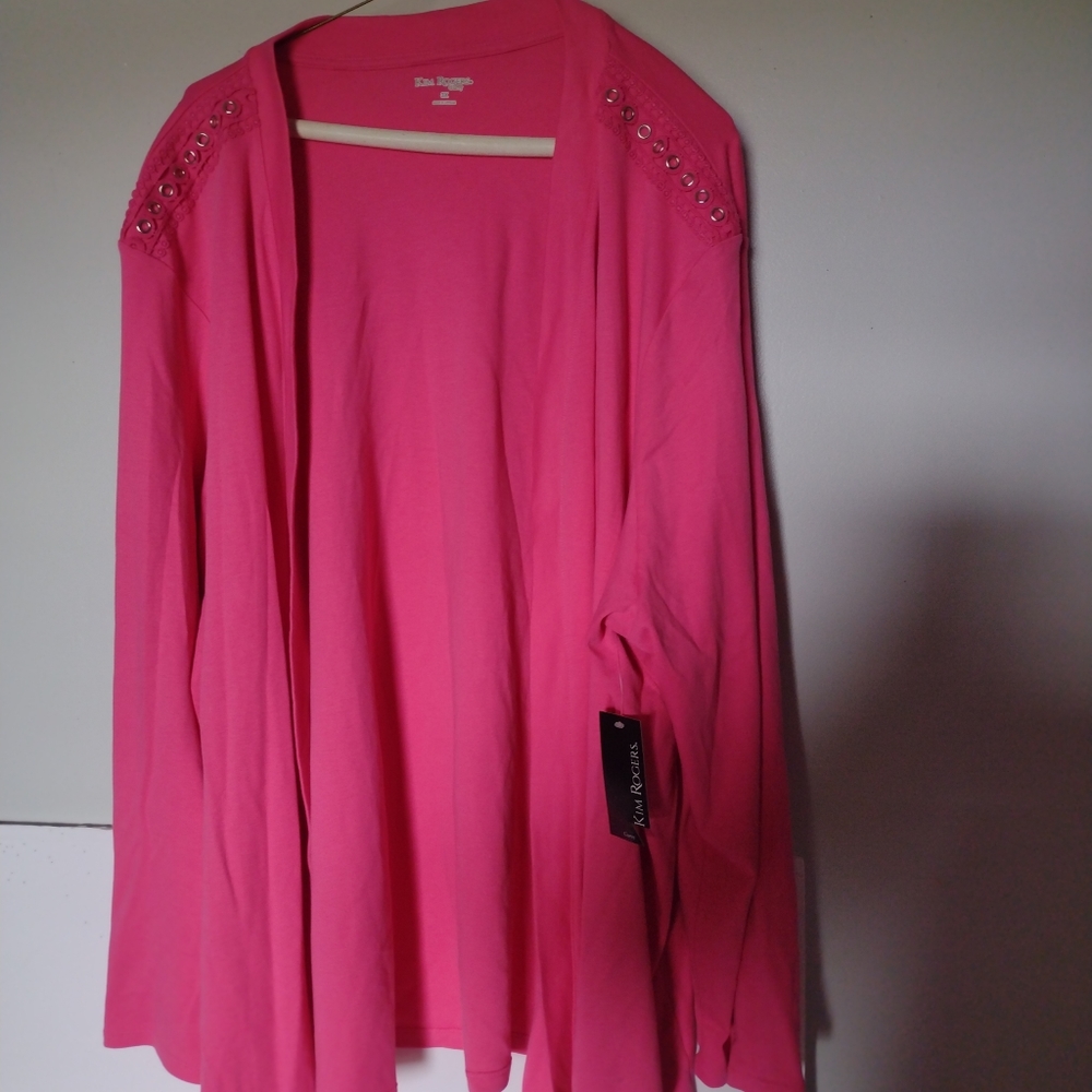 Kim Rogers Women's New Jacket Size 3XL Org. 48.00 Pink
